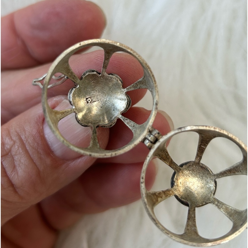 Sterling silver angel caller cage pendant - Picture 5 of 5